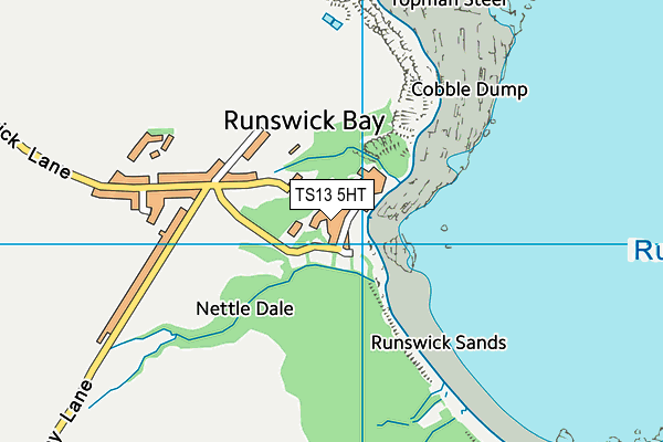 TS13 5HT map - OS VectorMap District (Ordnance Survey)