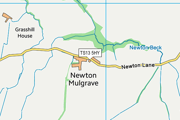 TS13 5HY map - OS VectorMap District (Ordnance Survey)