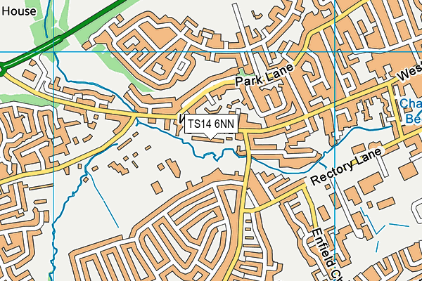 TS14 6NN map - OS VectorMap District (Ordnance Survey)