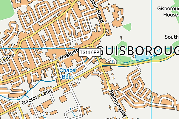 Map of GUISBOROUGH CARS LTD at district scale