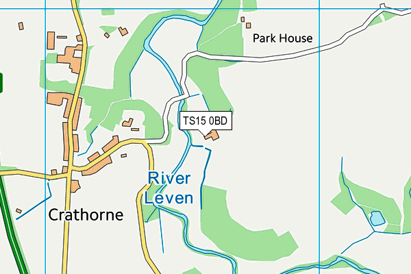 TS15 0BD map - OS VectorMap District (Ordnance Survey)