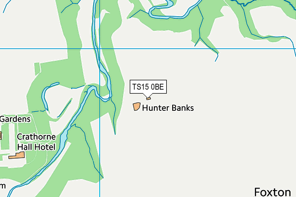 TS15 0BE map - OS VectorMap District (Ordnance Survey)