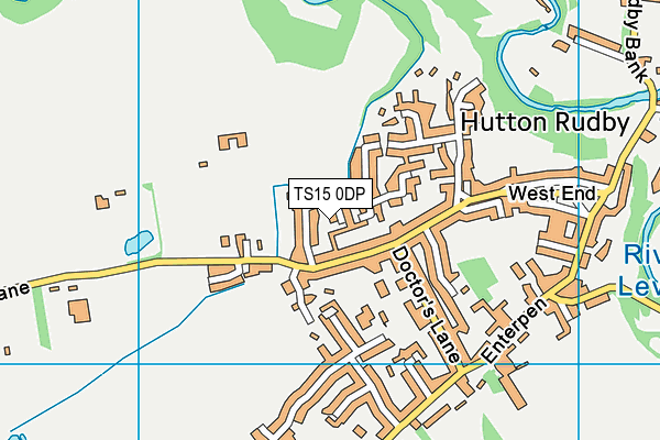 TS15 0DP map - OS VectorMap District (Ordnance Survey)