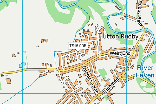 TS15 0DR map - OS VectorMap District (Ordnance Survey)