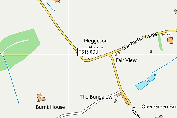 TS15 0DU map - OS VectorMap District (Ordnance Survey)