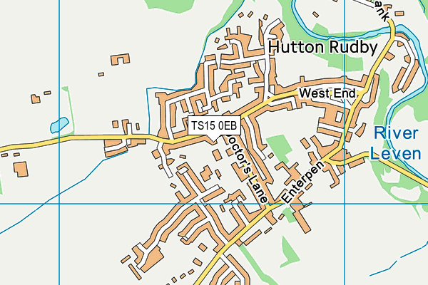 TS15 0EB map - OS VectorMap District (Ordnance Survey)