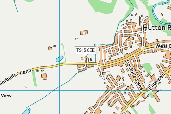 TS15 0EE map - OS VectorMap District (Ordnance Survey)