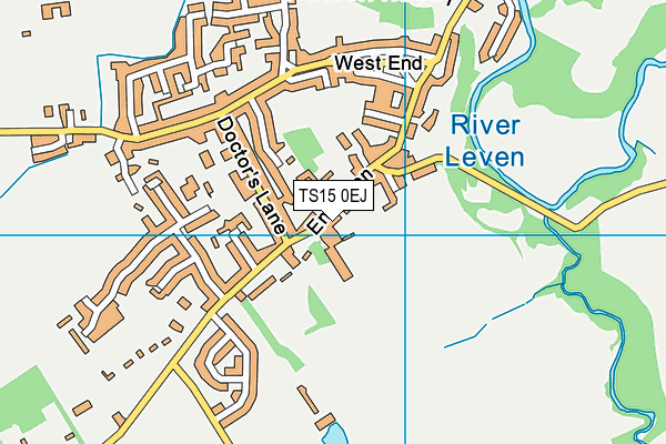 TS15 0EJ map - OS VectorMap District (Ordnance Survey)
