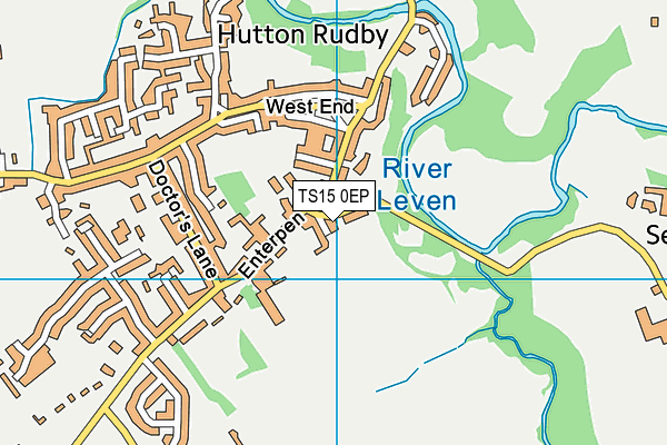 TS15 0EP map - OS VectorMap District (Ordnance Survey)