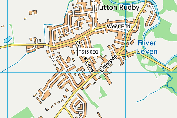 Hutton Rudby Primary School map (TS15 0EQ) - OS VectorMap District (Ordnance Survey)