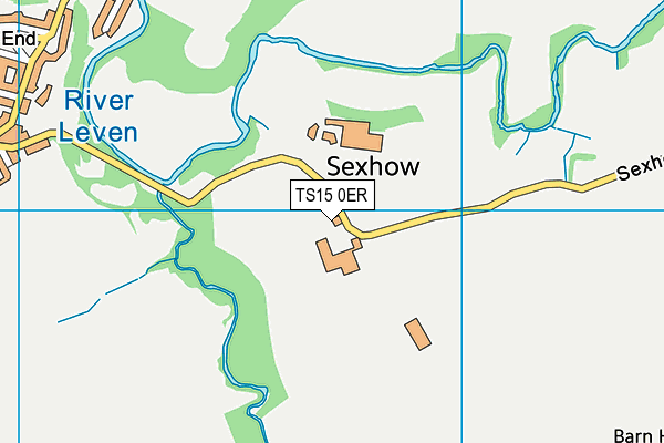 TS15 0ER map - OS VectorMap District (Ordnance Survey)