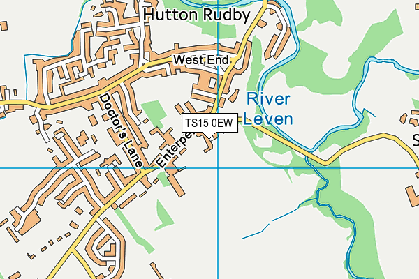 TS15 0EW map - OS VectorMap District (Ordnance Survey)