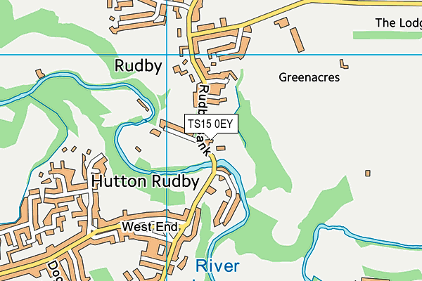 TS15 0EY map - OS VectorMap District (Ordnance Survey)