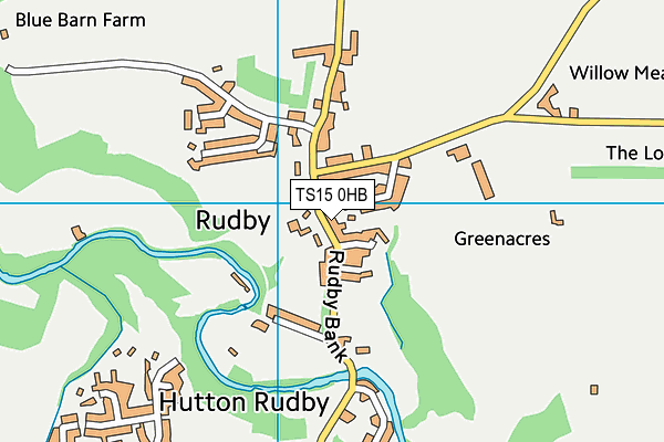 TS15 0HB map - OS VectorMap District (Ordnance Survey)