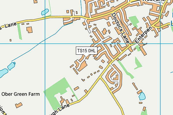 TS15 0HL map - OS VectorMap District (Ordnance Survey)