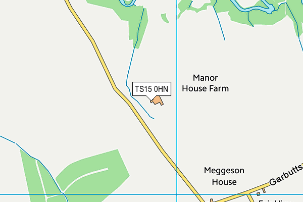 TS15 0HN map - OS VectorMap District (Ordnance Survey)