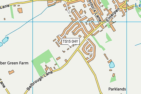 TS15 0HY map - OS VectorMap District (Ordnance Survey)