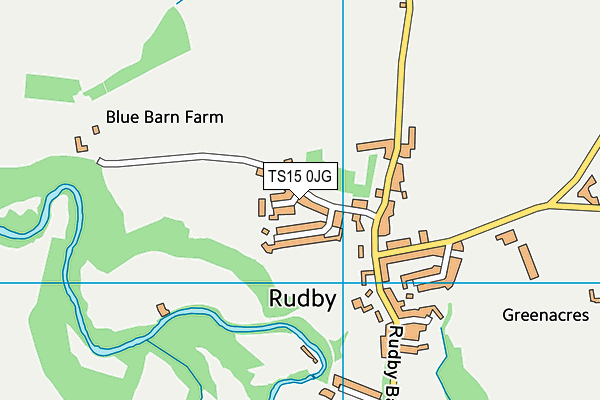 TS15 0JG map - OS VectorMap District (Ordnance Survey)