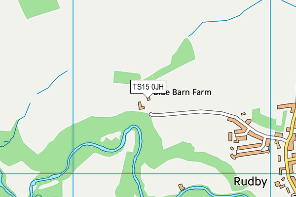 TS15 0JH map - OS VectorMap District (Ordnance Survey)