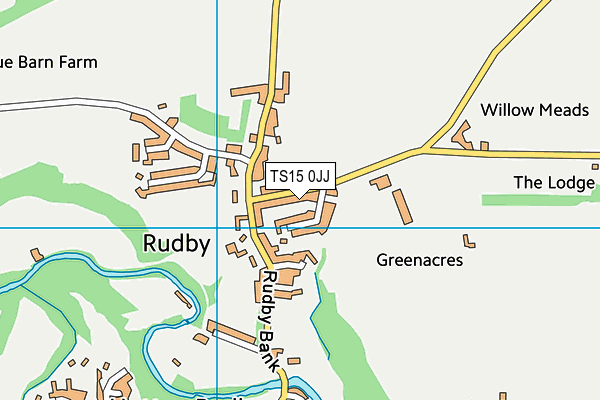 TS15 0JJ map - OS VectorMap District (Ordnance Survey)