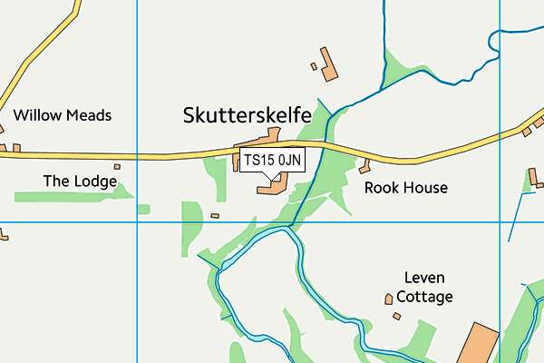 TS15 0JN map - OS VectorMap District (Ordnance Survey)