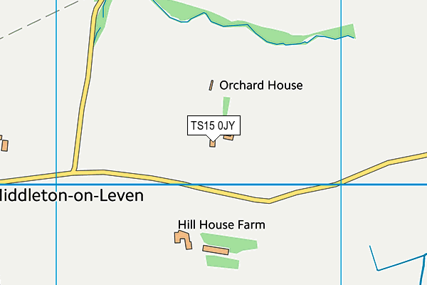 TS15 0JY map - OS VectorMap District (Ordnance Survey)