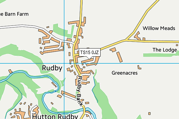 TS15 0JZ map - OS VectorMap District (Ordnance Survey)