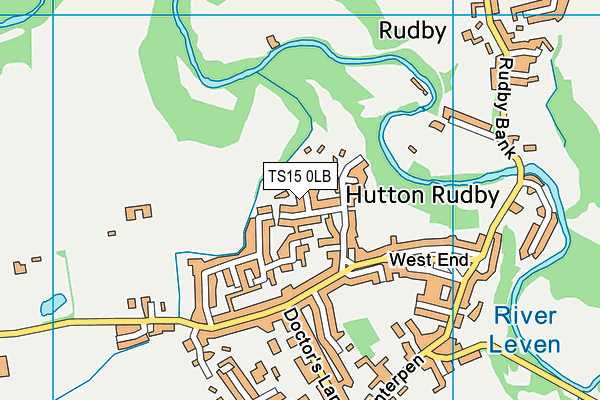 TS15 0LB map - OS VectorMap District (Ordnance Survey)