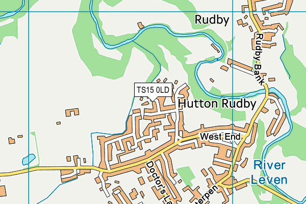 TS15 0LD map - OS VectorMap District (Ordnance Survey)