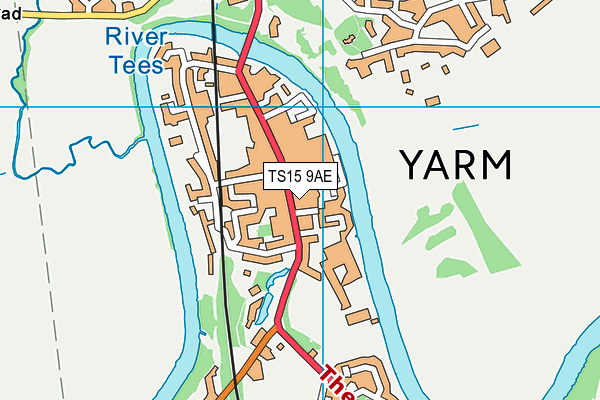 Map of TREATS OF YARM LTD at district scale