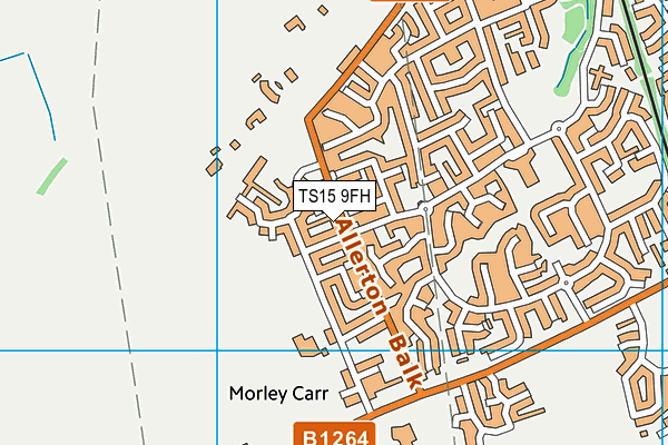 TS15 9FH map - OS VectorMap District (Ordnance Survey)