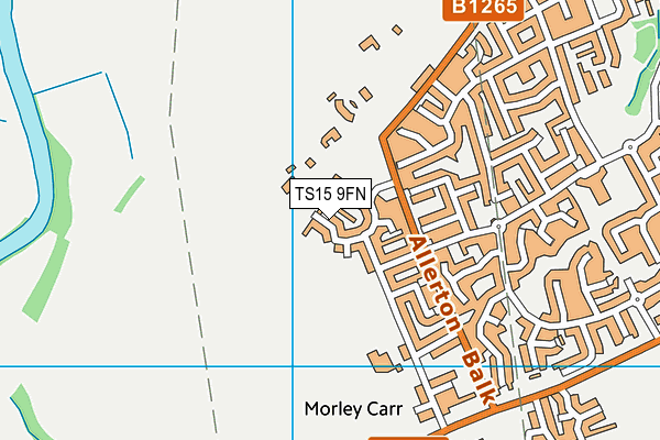 TS15 9FN map - OS VectorMap District (Ordnance Survey)