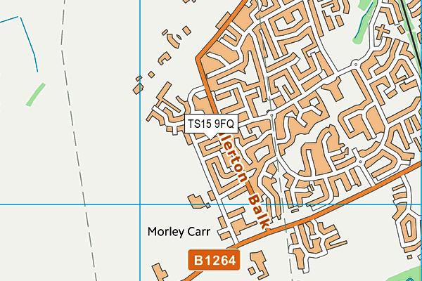 TS15 9FQ map - OS VectorMap District (Ordnance Survey)