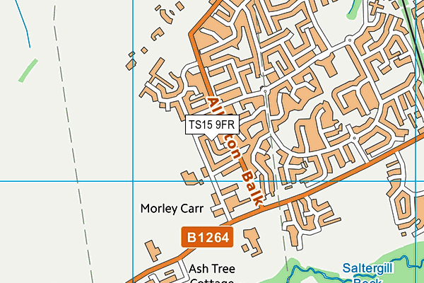 TS15 9FR map - OS VectorMap District (Ordnance Survey)