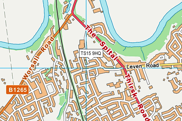 TS15 9HQ map - OS VectorMap District (Ordnance Survey)