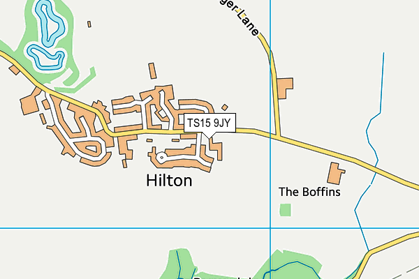 TS15 9JY map - OS VectorMap District (Ordnance Survey)