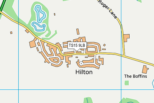 TS15 9LB map - OS VectorMap District (Ordnance Survey)