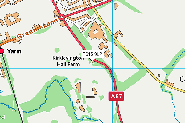 TS15 9LP map - OS VectorMap District (Ordnance Survey)