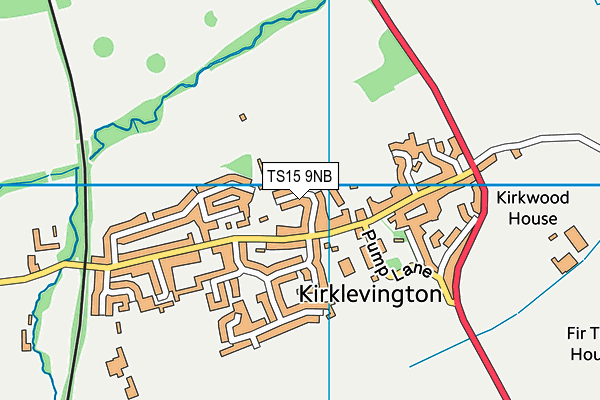 TS15 9NB map - OS VectorMap District (Ordnance Survey)