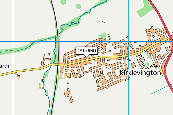 TS15 9ND map - OS VectorMap District (Ordnance Survey)