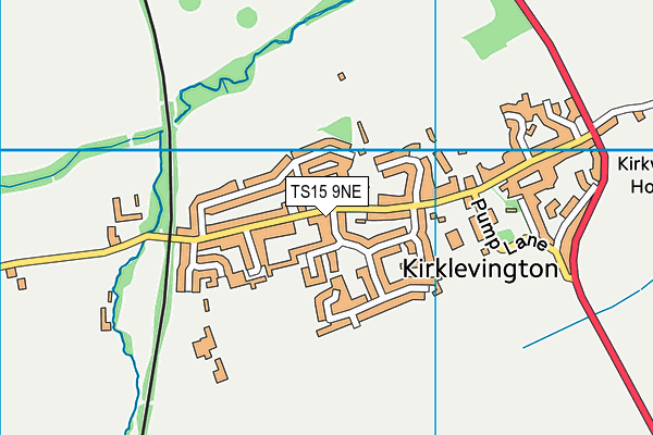 TS15 9NE map - OS VectorMap District (Ordnance Survey)