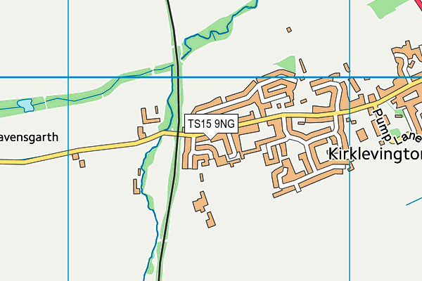 TS15 9NG map - OS VectorMap District (Ordnance Survey)