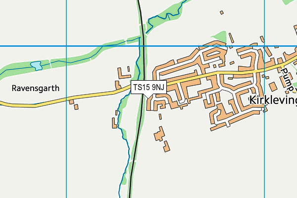 TS15 9NJ map - OS VectorMap District (Ordnance Survey)