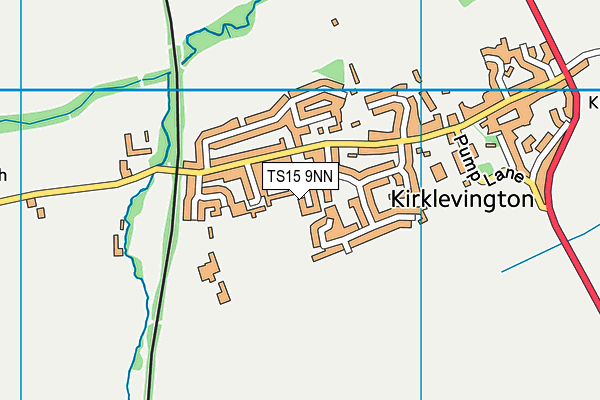 TS15 9NN map - OS VectorMap District (Ordnance Survey)