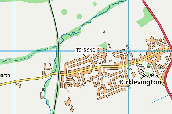 TS15 9NQ map - OS VectorMap District (Ordnance Survey)