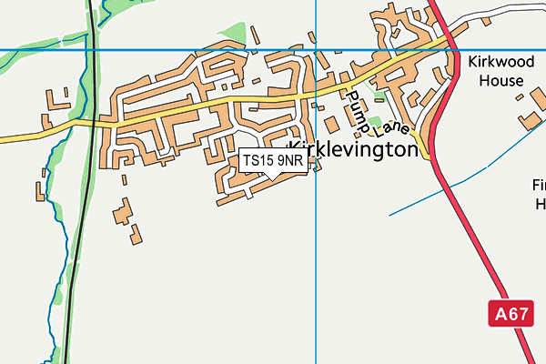 TS15 9NR map - OS VectorMap District (Ordnance Survey)