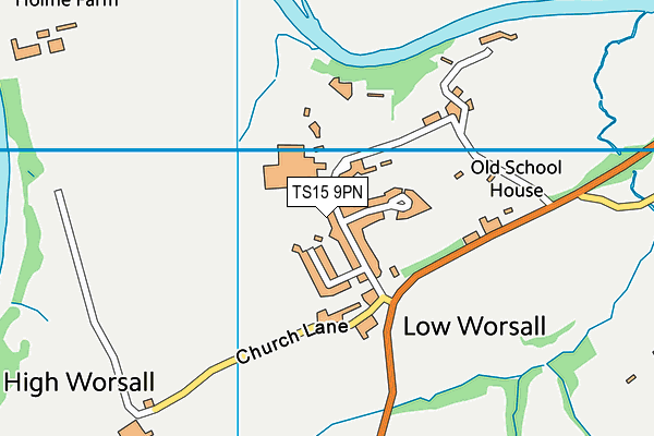 TS15 9PN map - OS VectorMap District (Ordnance Survey)