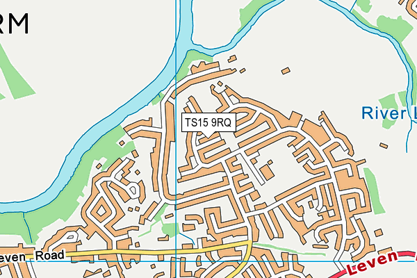 TS15 9RQ map - OS VectorMap District (Ordnance Survey)