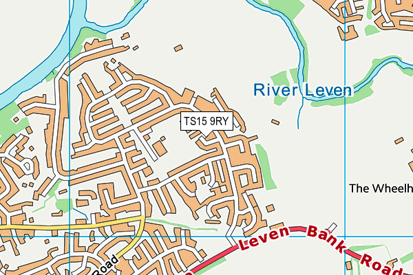 TS15 9RY map - OS VectorMap District (Ordnance Survey)