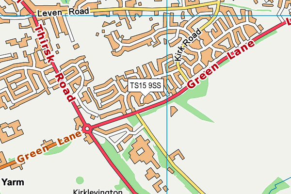 TS15 9SS map - OS VectorMap District (Ordnance Survey)